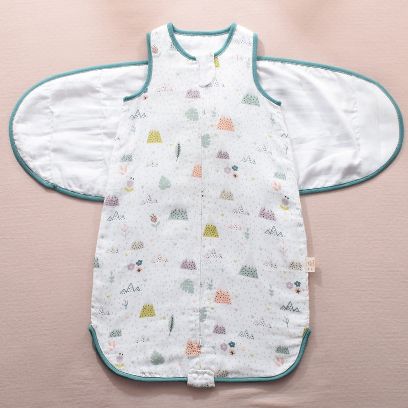 Sleeping Bag Wrapped Swaddle