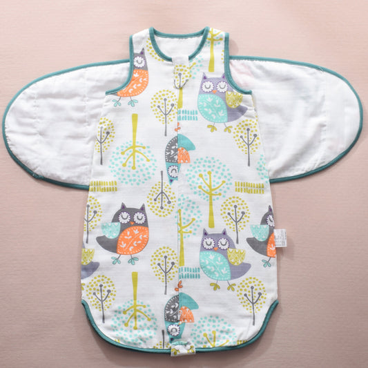 Sleeping Bag Wrapped Swaddle