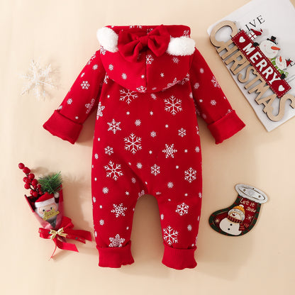 Christmas Sweater  Hooded Jumpsuit