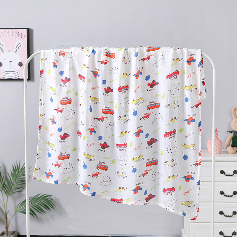 Double Layer Gauze Bath Towel