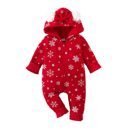 Christmas Sweater  Hooded Jumpsuit