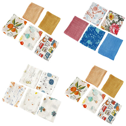Kangobaby 5-PCS Muslin Swaddle Set