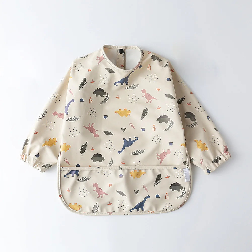 Long Sleeve Apron Pocket