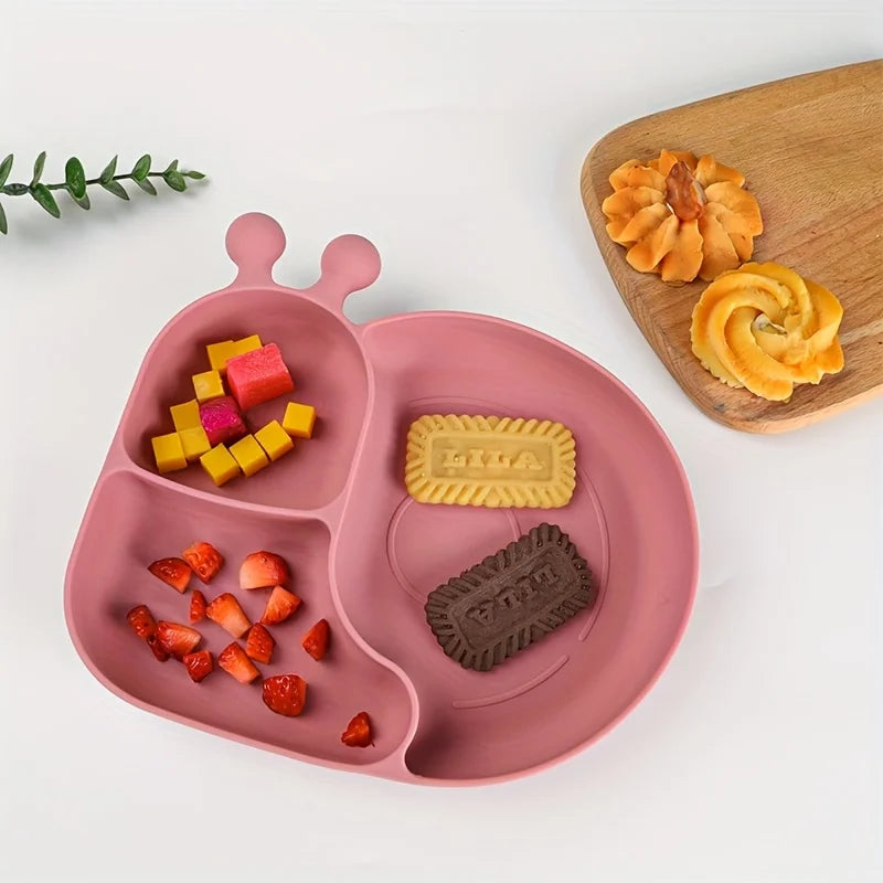 Silicone Baby Food Plates with Suction Cups