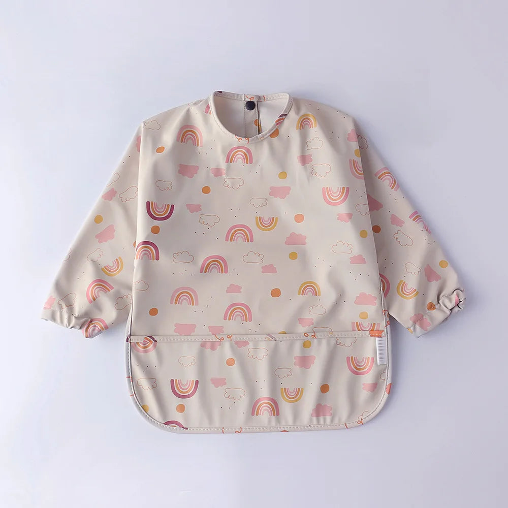 Long Sleeve Apron Pocket
