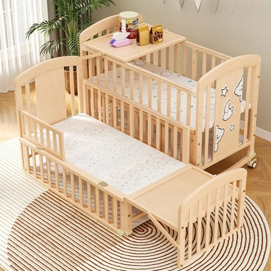 Sleeping Bed Solid Wood Multifunctional