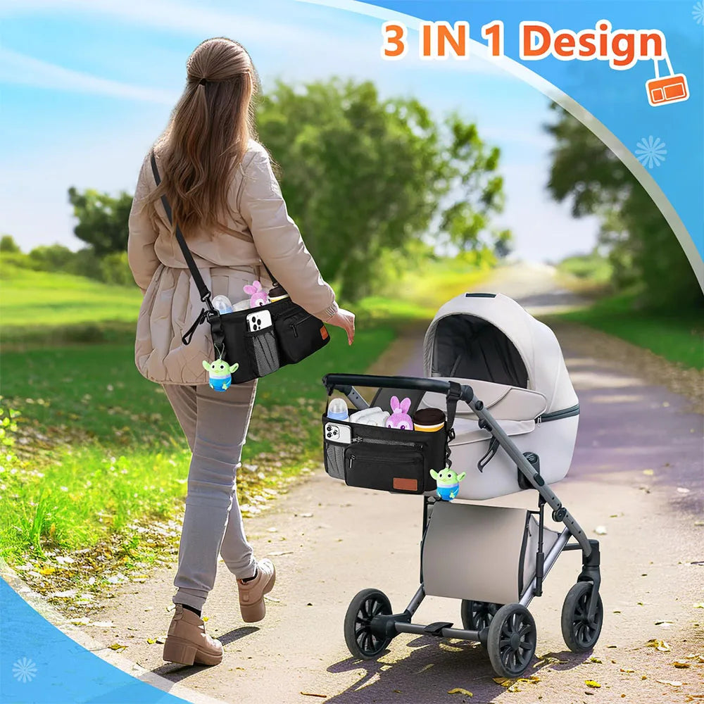 Stroller Organizer With Cup Holder