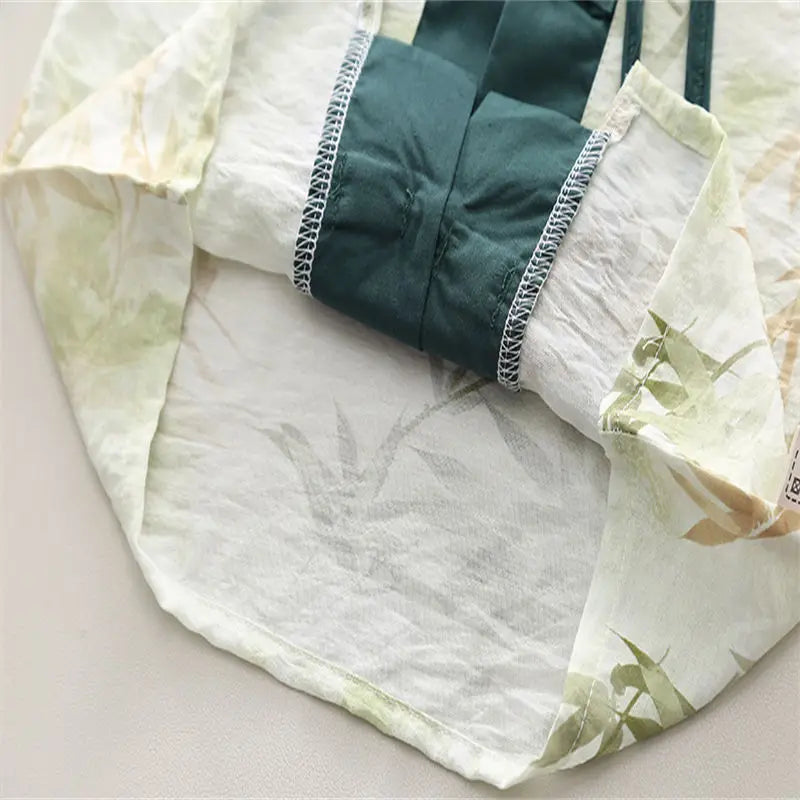 Summer Outfit Plant Print