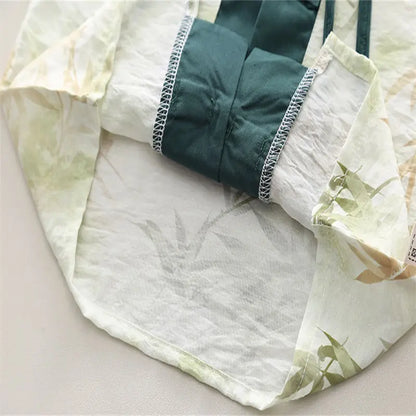 Summer Outfit Plant Print