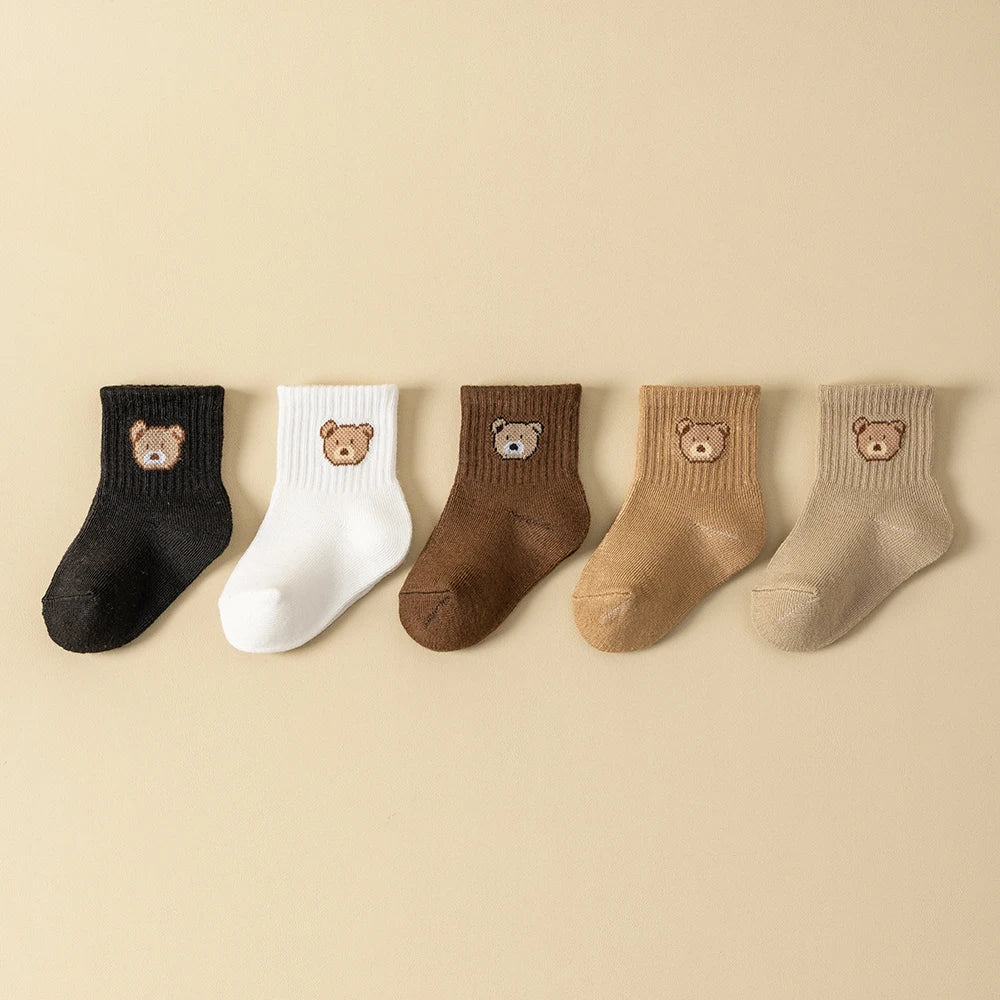 CozyBear Socks 5-Pair Set
