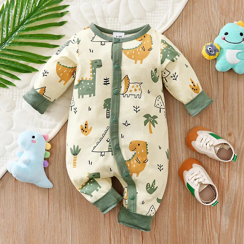 Cartoon Dinosaur One-Piece