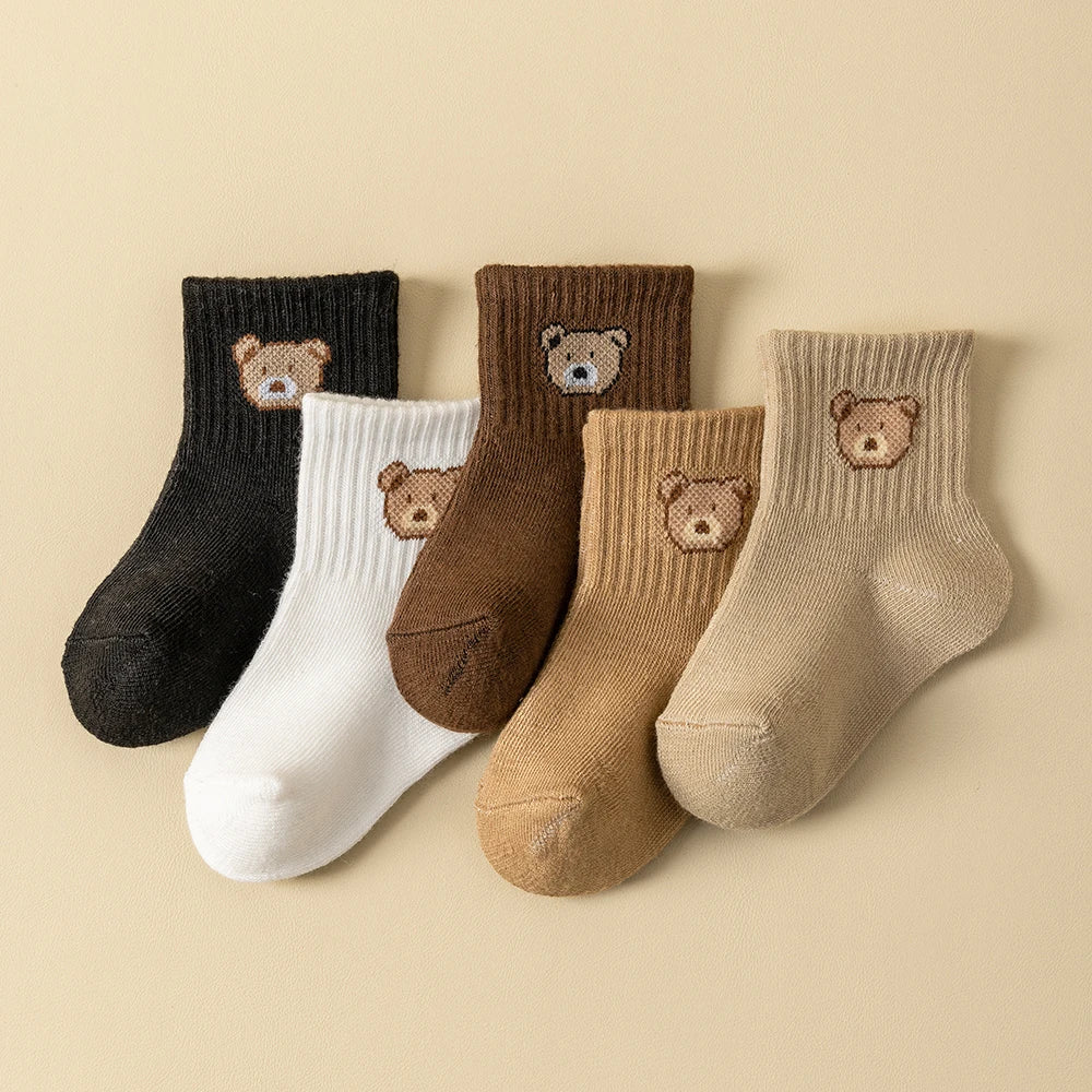 CozyBear Socks 5-Pair Set