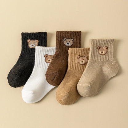 CozyBear Socks 5-Pair Set