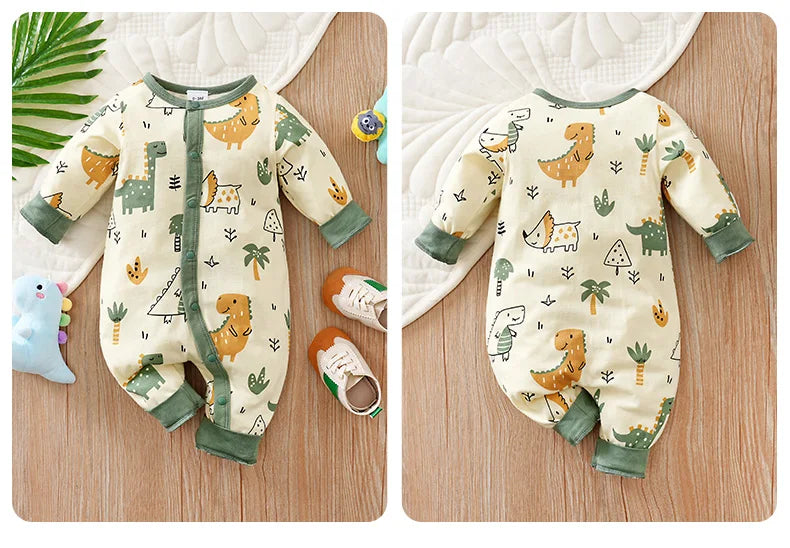 Cartoon Dinosaur One-Piece