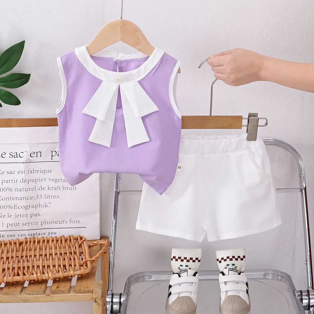 Sleeveless Vest and Shorts