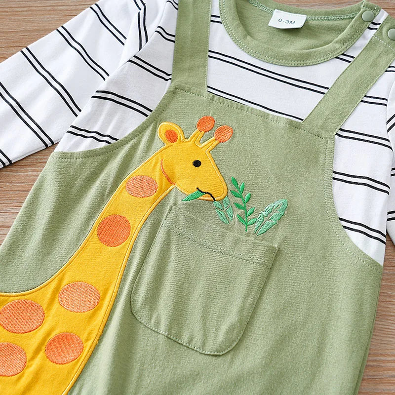 Playful Giraffe Romper