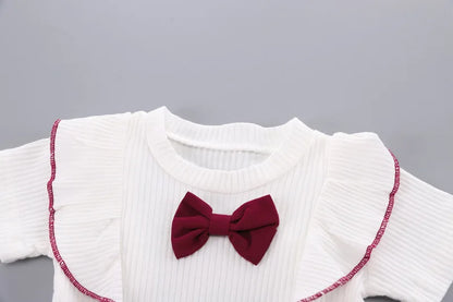 Bow Top And Shorts 2-Pcs