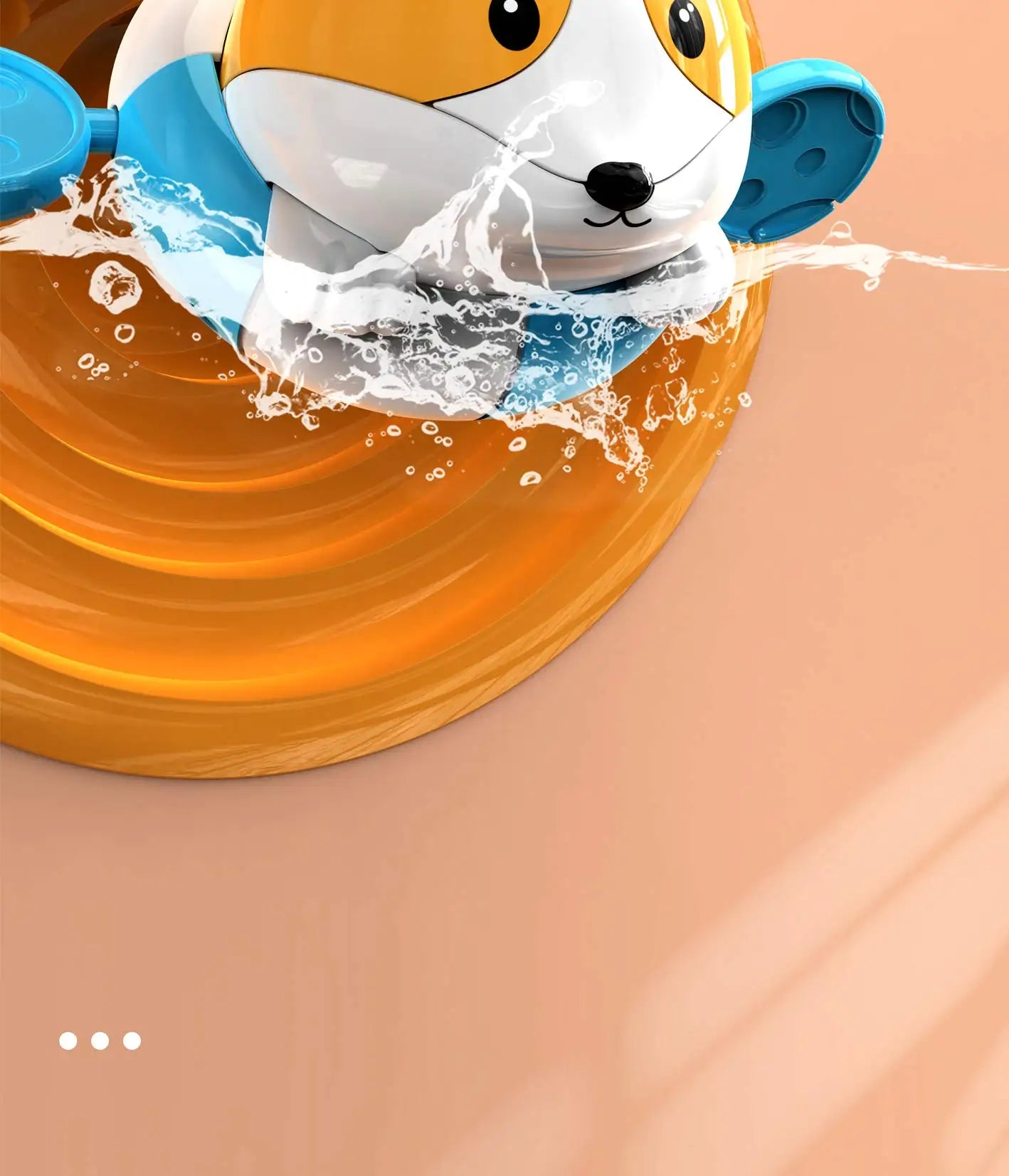 Swimming Fox Bath Toy