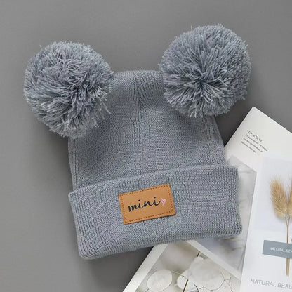 Winter Hats For Girls Boys Pompom Beanies
