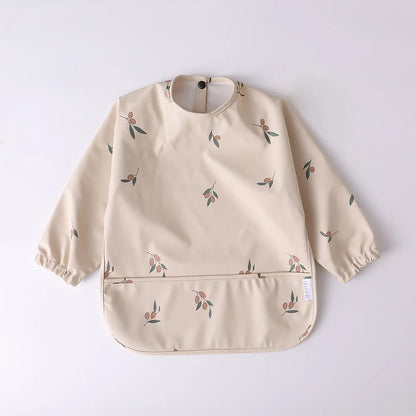 Long Sleeve Apron Pocket
