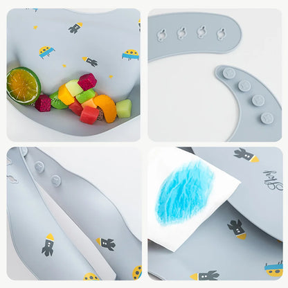 Waterproof Bibs Soft Silicone