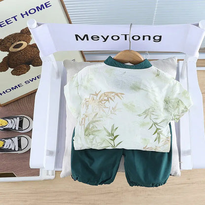 Summer Outfit Plant Print