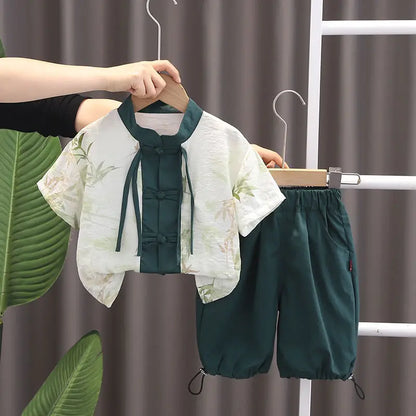 Summer Outfit Plant Print