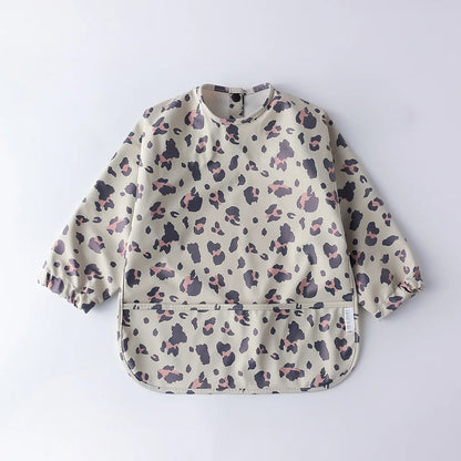 Long Sleeve Apron Pocket