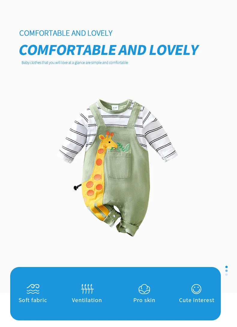 Playful Giraffe Romper