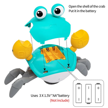 Interactive Dancing Crab Run Away Toy
