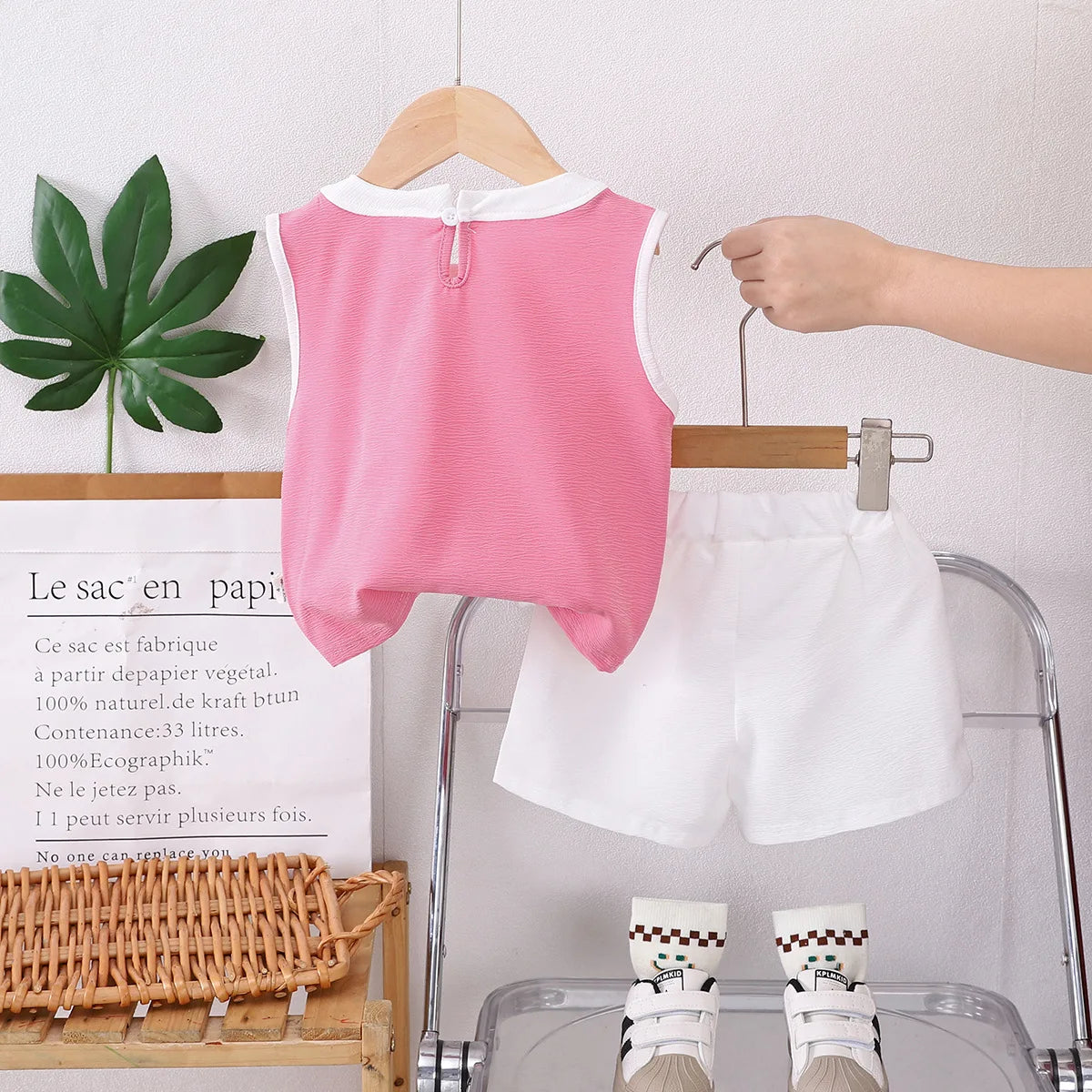 Sleeveless Vest and Shorts