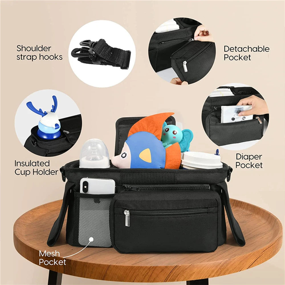 Stroller Organizer With Cup Holder