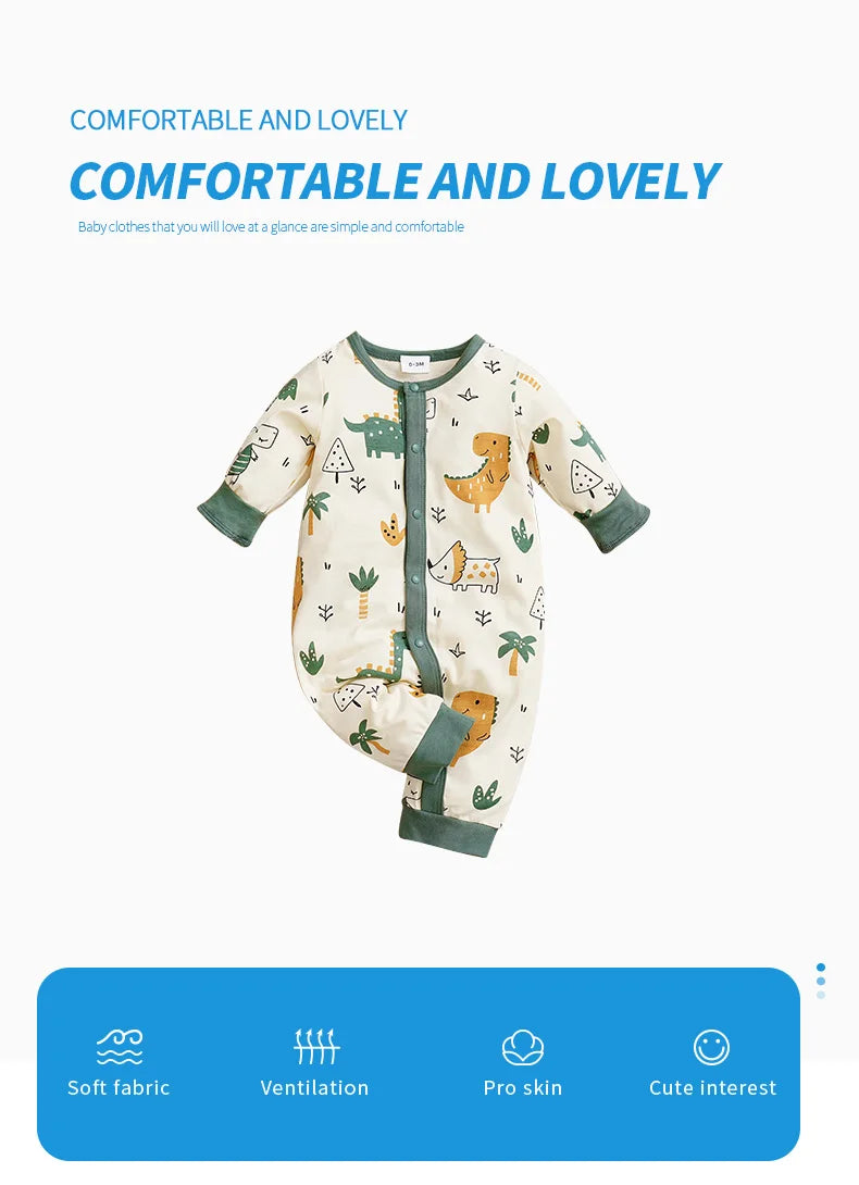 Cartoon Dinosaur One-Piece
