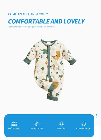 Cartoon Dinosaur One-Piece