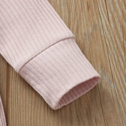 Ribbed Cotton Romper