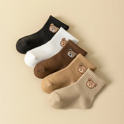 CozyBear Socks 5-Pair Set
