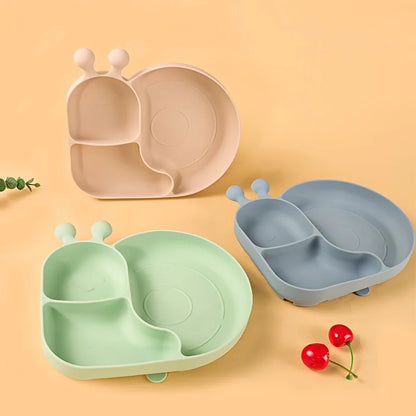 Silicone Baby Food Plates with Suction Cups