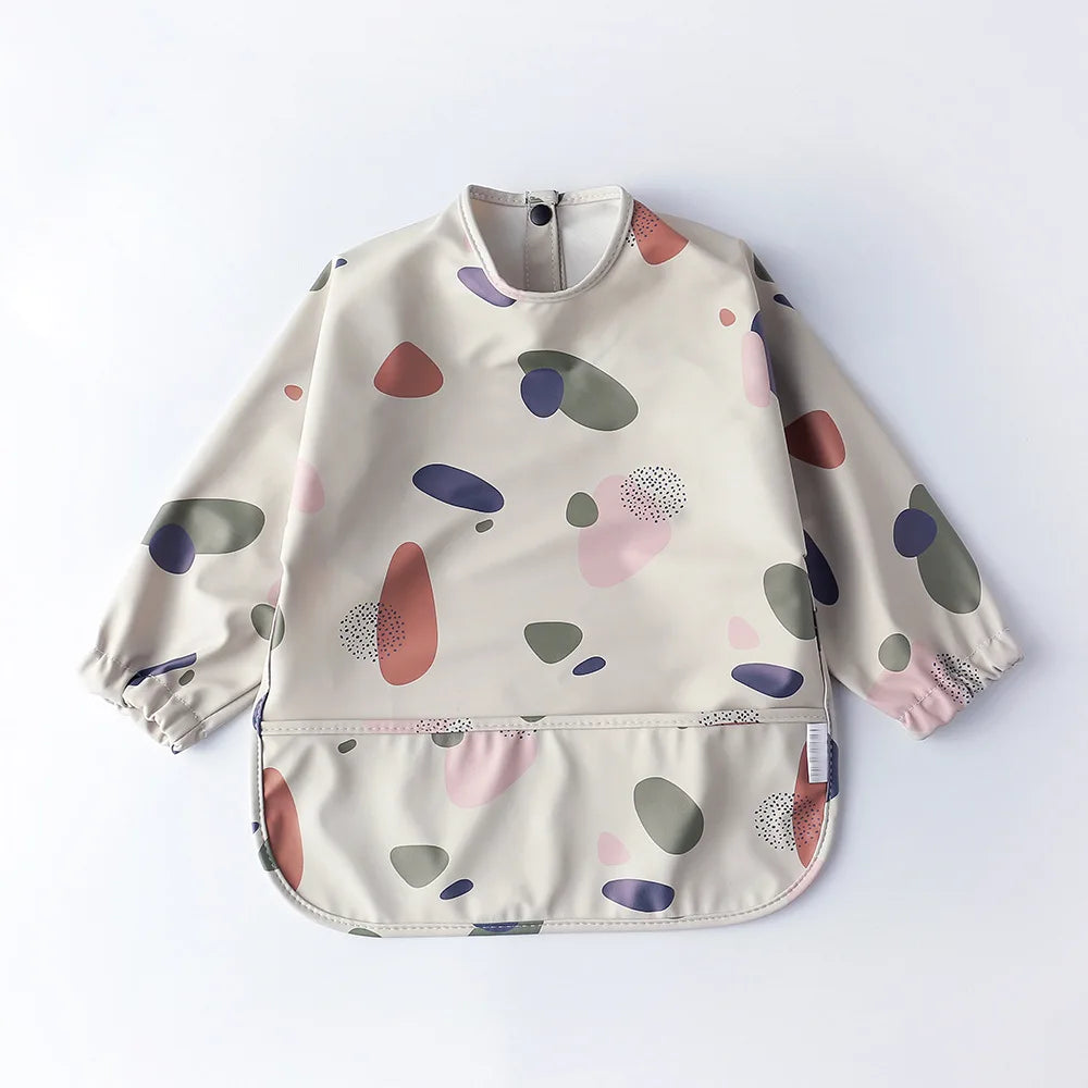 Long Sleeve Apron Pocket