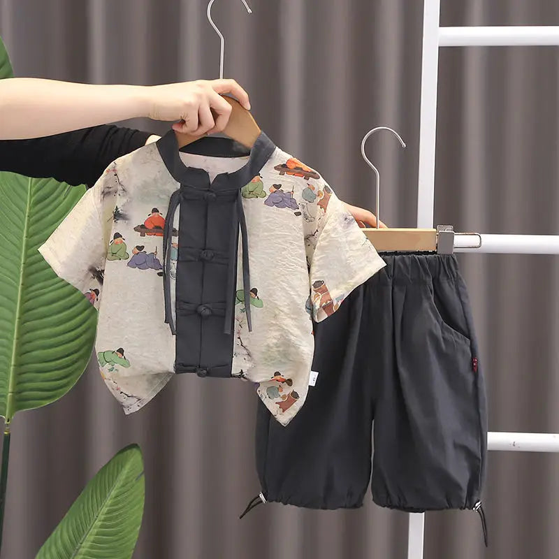 Summer Outfit Plant Print