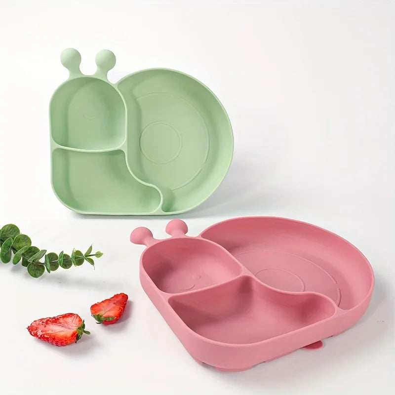 Silicone Baby Food Plates with Suction Cups