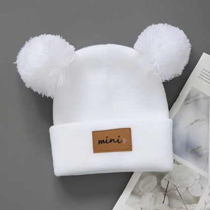 Winter Hats For Girls Boys Pompom Beanies