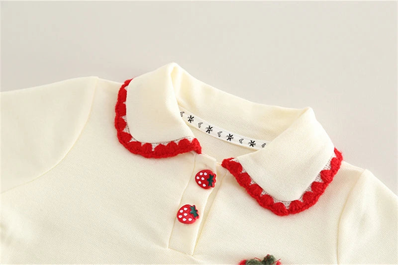 Cute Strawberry Shorts 2Pcs/Sets