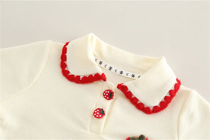 Cute Strawberry Shorts 2Pcs/Sets