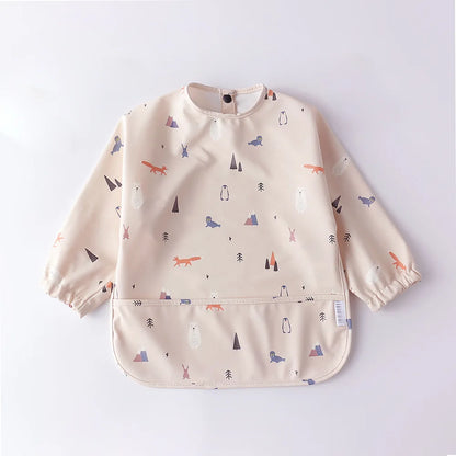 Long Sleeve Apron Pocket