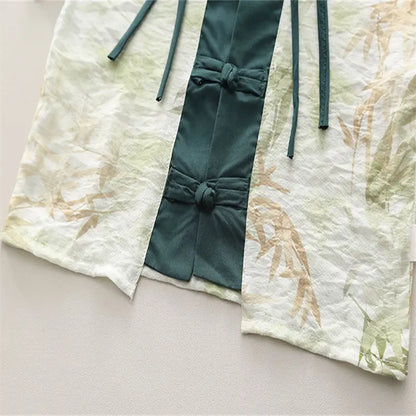Summer Outfit Plant Print