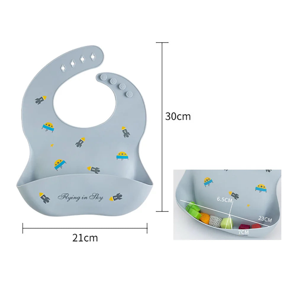 Waterproof Bibs Soft Silicone