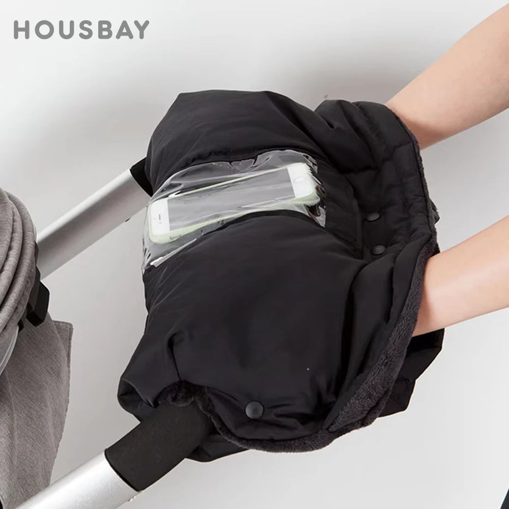 Winter Gloves Stroller W/ Phone Holder
