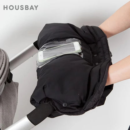 Winter Gloves Stroller W/ Phone Holder