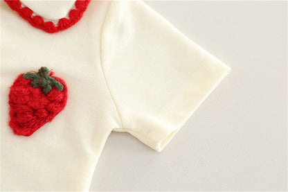 Cute Strawberry Shorts 2Pcs/Sets