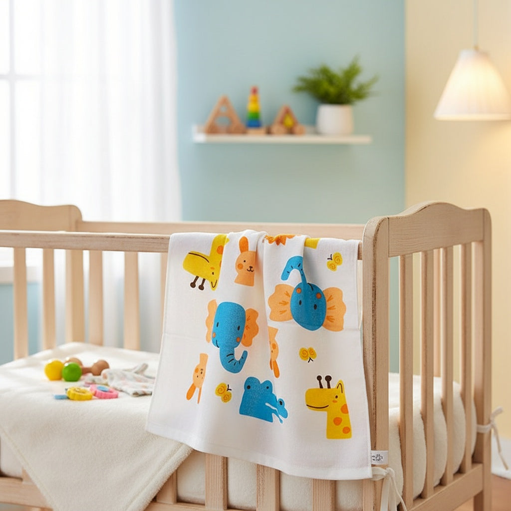 Cartoon Muslin Swaddle Wrap